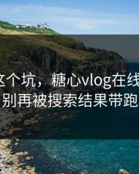 别再踩这个坑，糖心vlog在线观看…？别再被搜索结果带跑