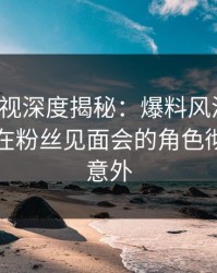 香蕉影视深度揭秘：爆料风波背后，当事人在粉丝见面会的角色彻底令人意外