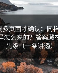 我翻了很多页面才确认：同样是51网，体验差异怎么来的？答案藏在设置优先级（一条讲透）